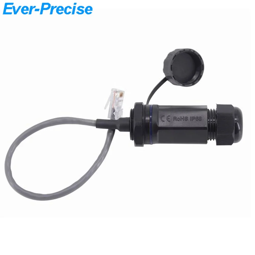 LAN RJ45 Cable Gland Long Type M25 Panel Mount Outdoor