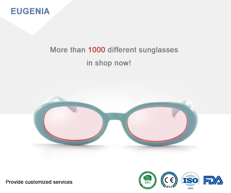 EUGENIA Vintage Candy Color Authentic Designer Newest Fashion 2020 Women Sunglasses
