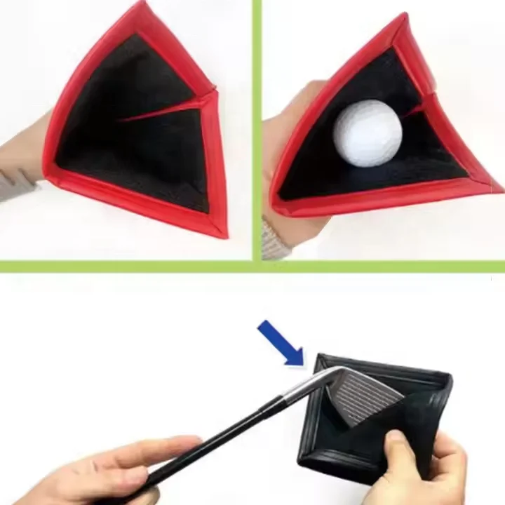 Pu Portable Head Cleaner Golf Club Head Wiping Cloth Golf Ball Wipe