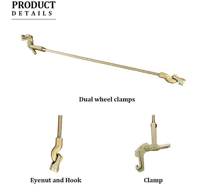 Customization Stocks Twin Dual Wheels Systems Clamps for Tractor