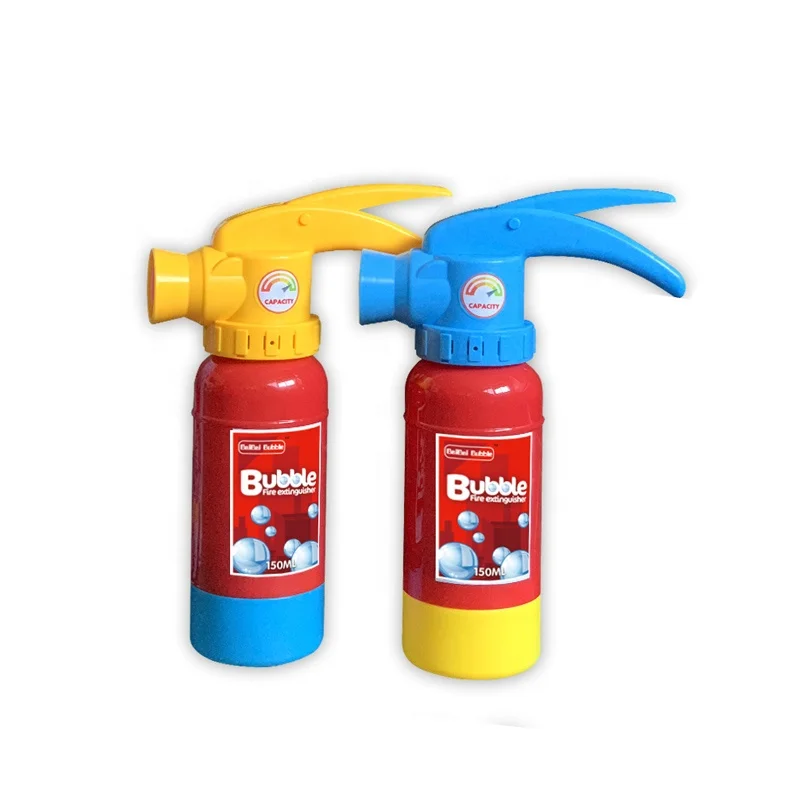Newest Handheld Fire Extinguisher Electric Bubble Soap Machine Toy With