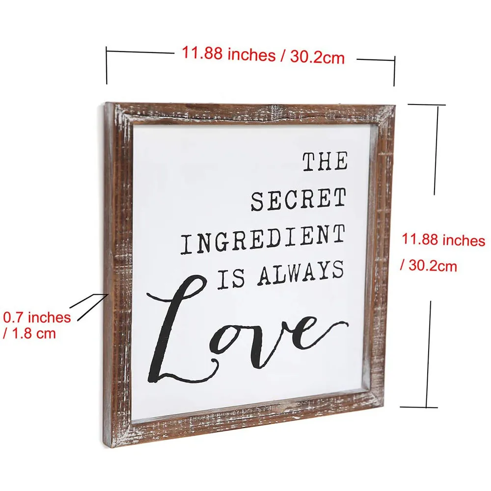 12 X 16 Inches Rustic Wood Framed Modern Farmhouse Home Wall Decor Sign Buy Wooden Wall Sign National Flag Print Solid Wood Wall Art Product On Alibaba Com