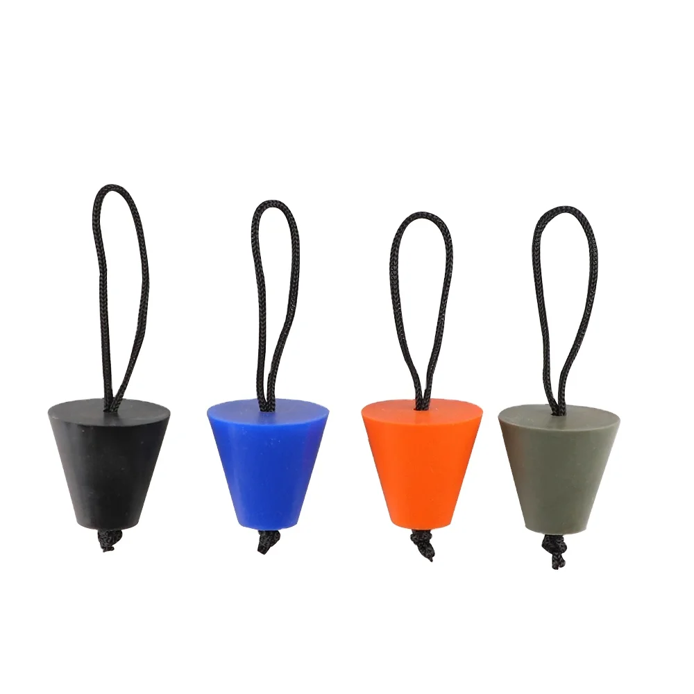Kayak Scupper Plug Kit - Durable Silicone Plugs with Lanyard