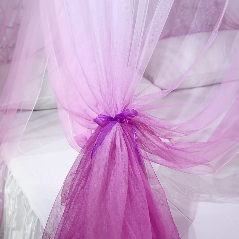 New upgrade factory 360 degree efficient color fashion foldable designer mosquito net double bed