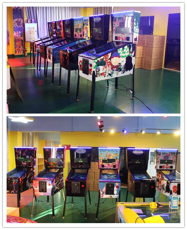 Chinese coin operated virtual 3D video pinball arcade machine