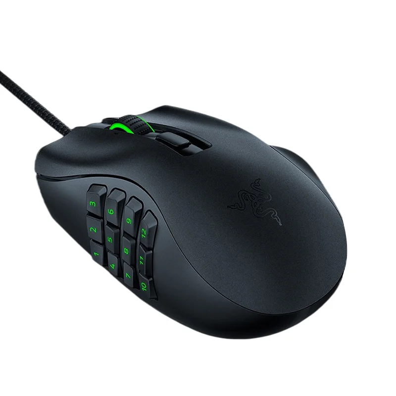 Razer Naga X Wired MMO Gaming Mouse - 18K DPI Optical Sensor, 15