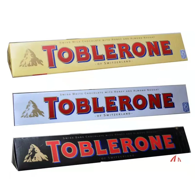 Toblerone Coklat Putih 100g,Paket 4 / Toblerone Bundel Coklat Gelap ...