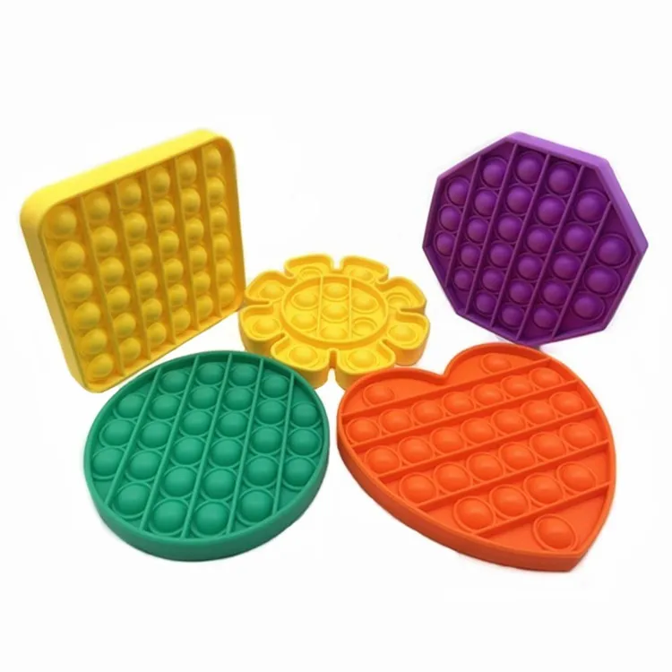 

Push Pop Bubble Fidget ensory Toy,100 Pieces, Customized color