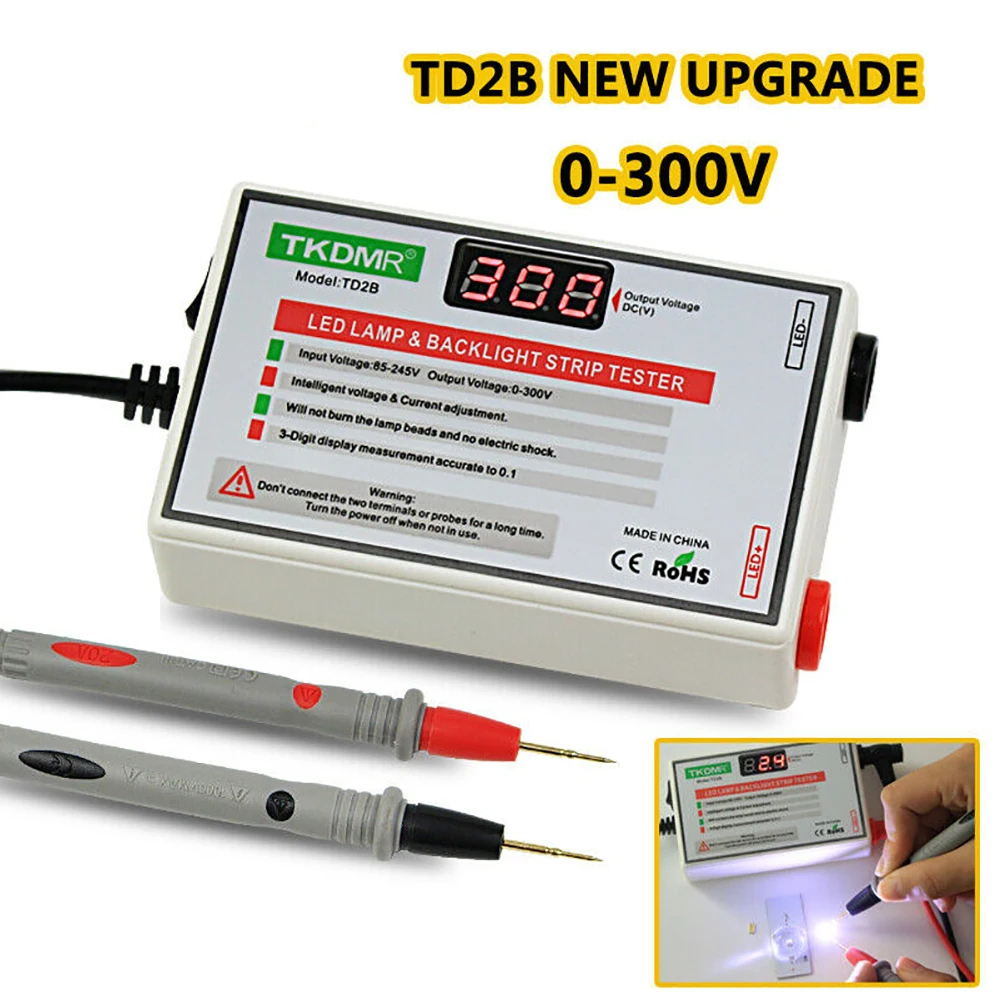 2020 Tkdmr新しいledテスター0300v出力ledtvバックライトテスター多目的ledストリップビーズテストツール測定器