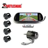 Car Visible Rearview mirror reversing Parking Sensor Radar System with Backup Night Vision