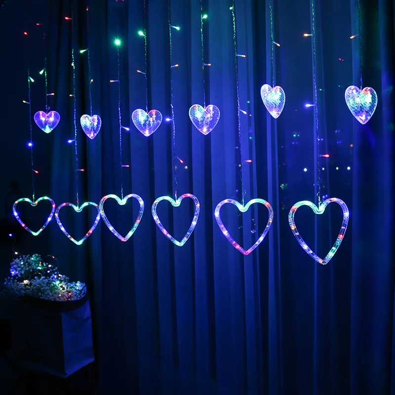 空心爱光幕灯圣诞灯婚礼装饰灯笼