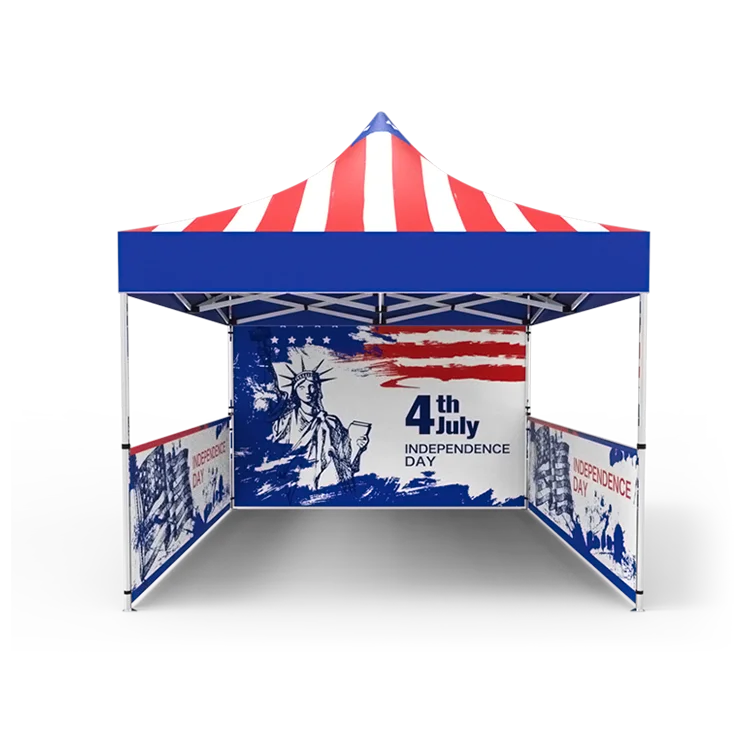 cheap price outdoor canopy gazebo iron tent market stalls camp tent