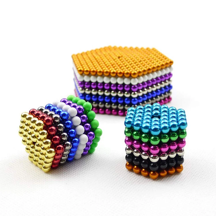 multi coloured magnetic balls