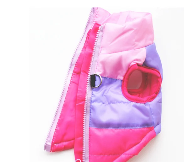 Winter Clothing Cotton-Padded Jacket Waistcoat Out Pull Buckle Pet Dog Clothes