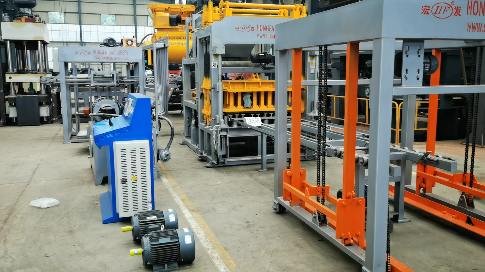 Qt515 Fully Automatic Hydraulic Cement Concrete Block Making Machine