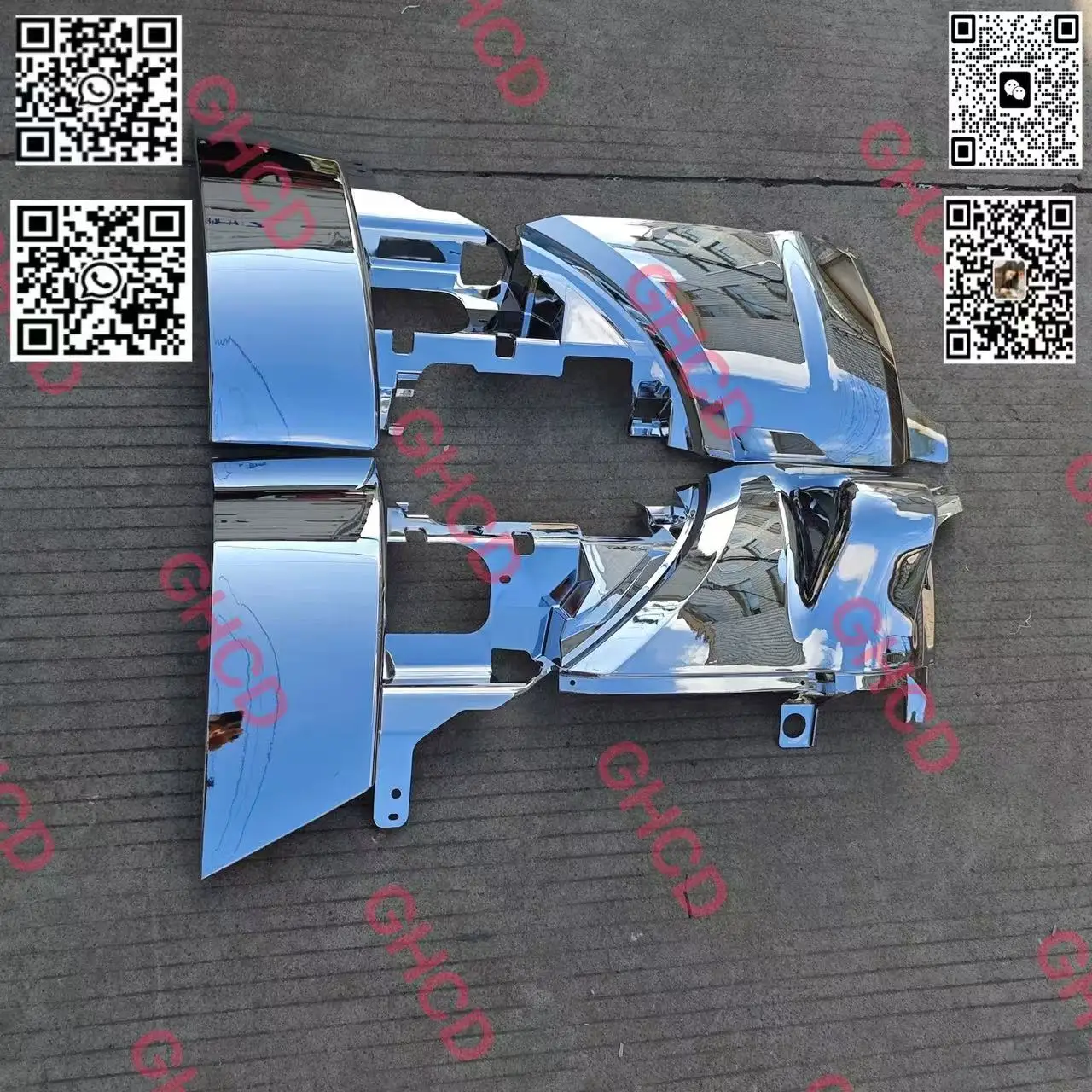 GHCD Factory Price/high Quality Chrome-plated Corner Panel (flat&curve) for Japanese Truck HIN MEGA 500(2003-ON) supplier