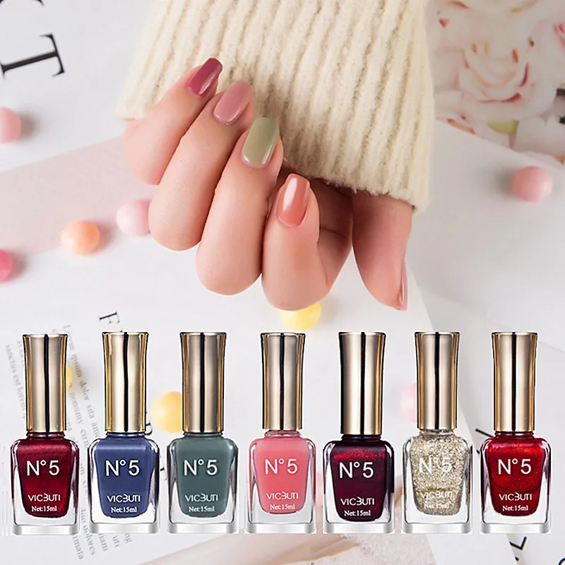 15ml Vegan and Cruelty-Free Organic Natural Non-Toxic Nail Polish“” width=