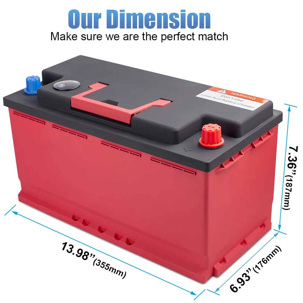 Dohon 10020 Auto Batteries Cca2100 12v 80ah120ah A123 Cell Car Lithiumiron Battery With Bms