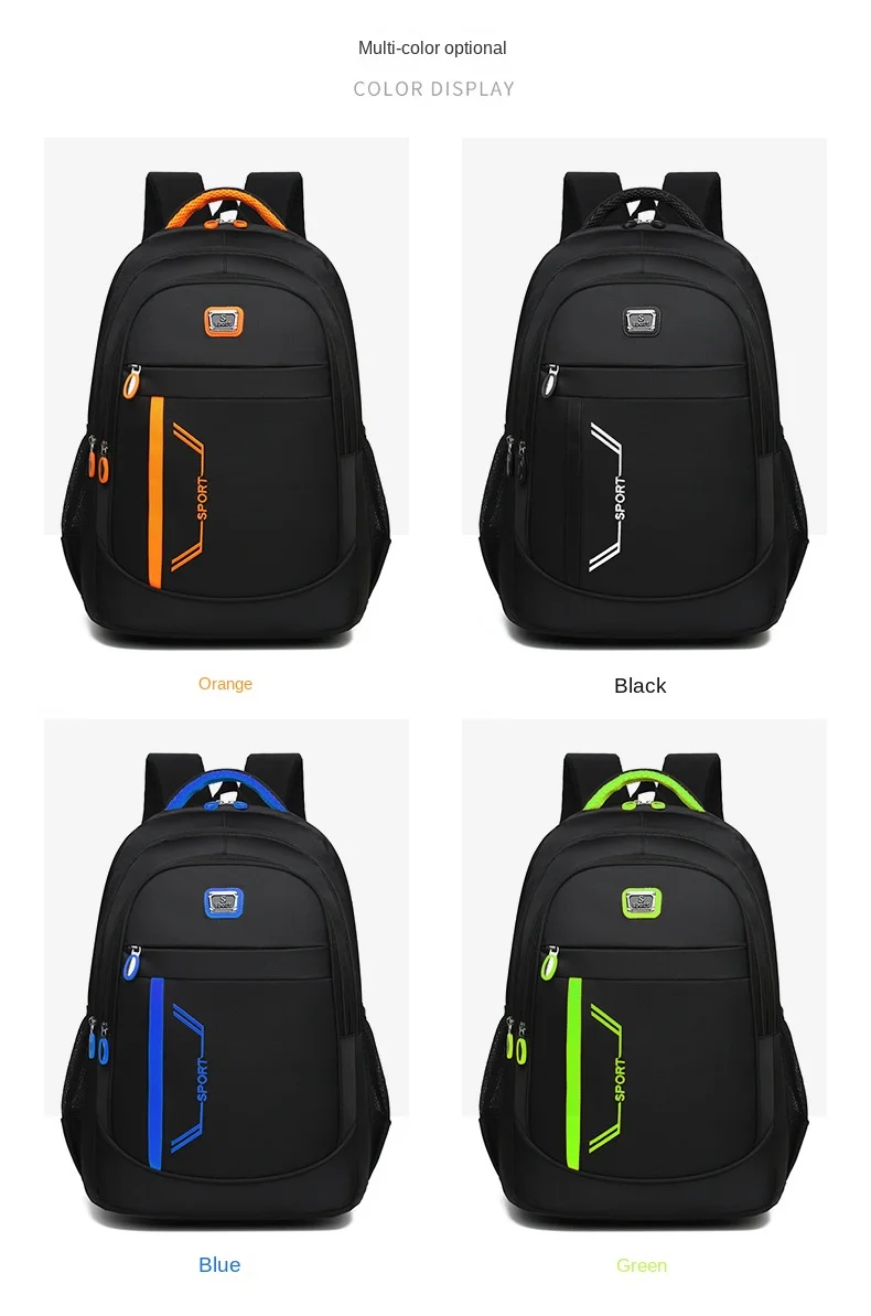 Women's Korean Style Large Capacity Backpack Men's Computer Bag Fashionable Schoolbag for Junior Senior High School Backpack