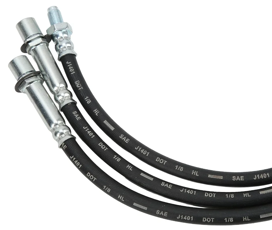 Auto Flexible Brake Tube Sae J1401 Dot Certified Rubber Hydraulic Brake ...