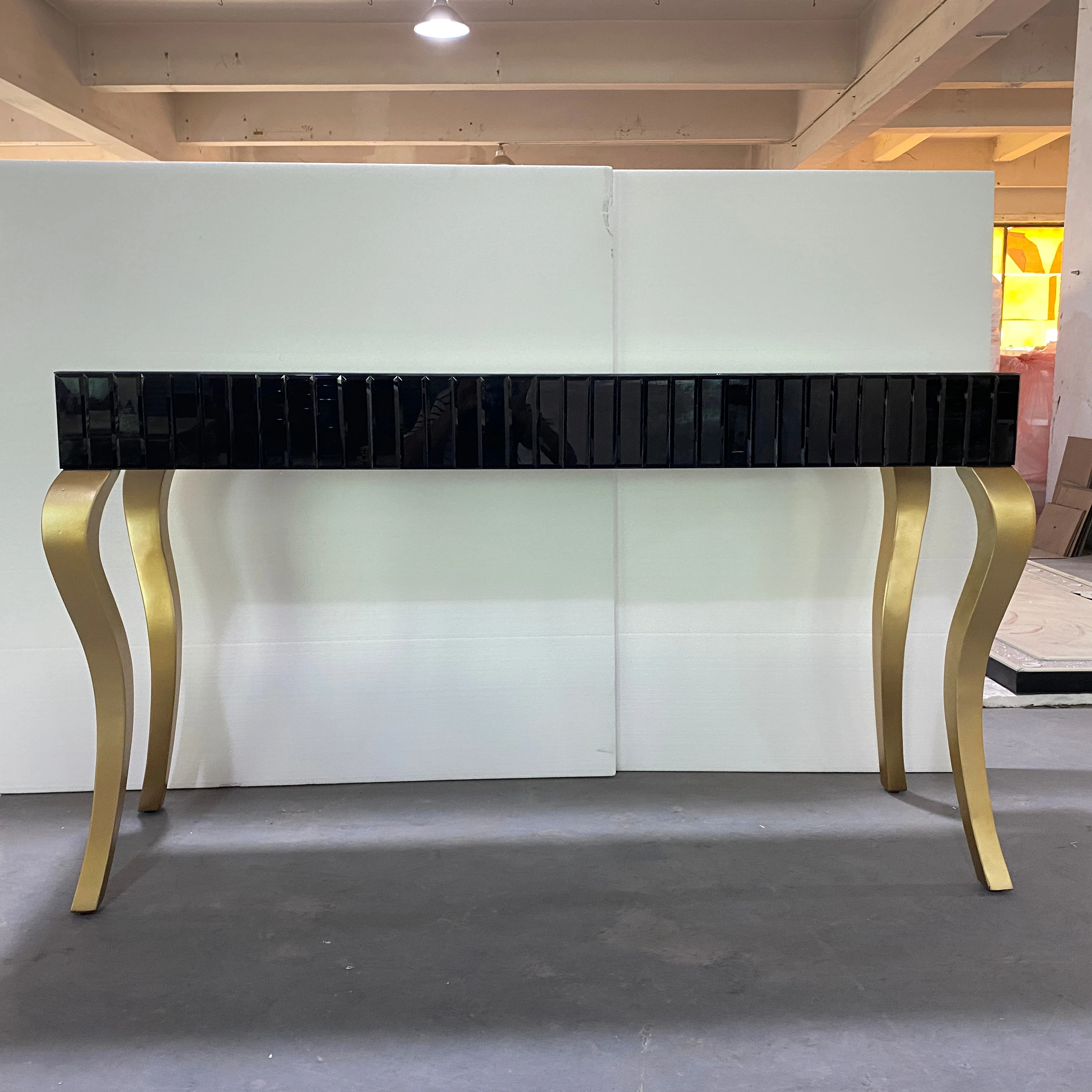 Console Sparkle Table Luxury New Design Glass Console Tables Living Room Furniture Mirrored ...