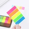 Fluorescent index/ plastic sticky note,colorful PET page marker,adhesive Memo Pad sticky note