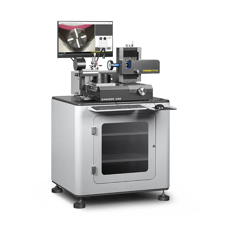Tool Inspection System with 80*60*60mm Measurement Range 0.0001mm Linear Scale Resolution and DXF File Input Vision Measuring Machine