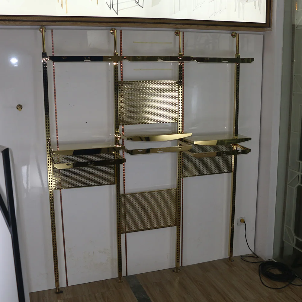 Boutique T Shirt Wall Mounted Clothes Rack Retail Display ...
