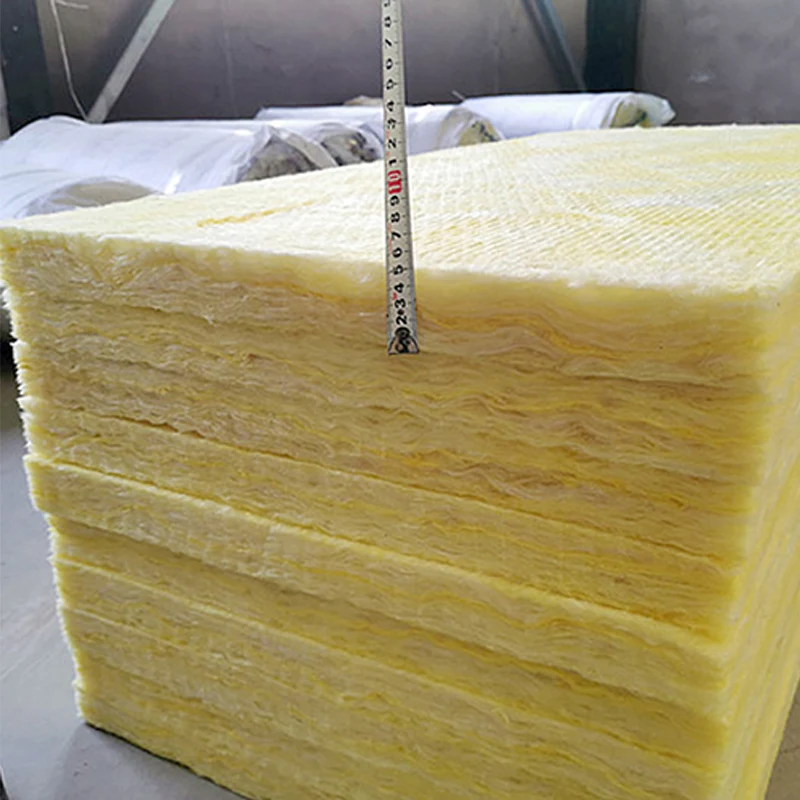 Air Conditioning Duct Lining Insulation Glass Wool Board 48kg Aluminum