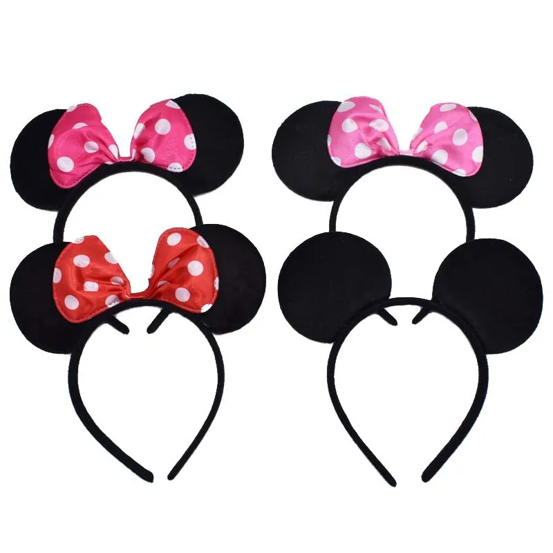 Simple Design Cheap Fabric Mouse Ear Headband For Party Daily Hair ...