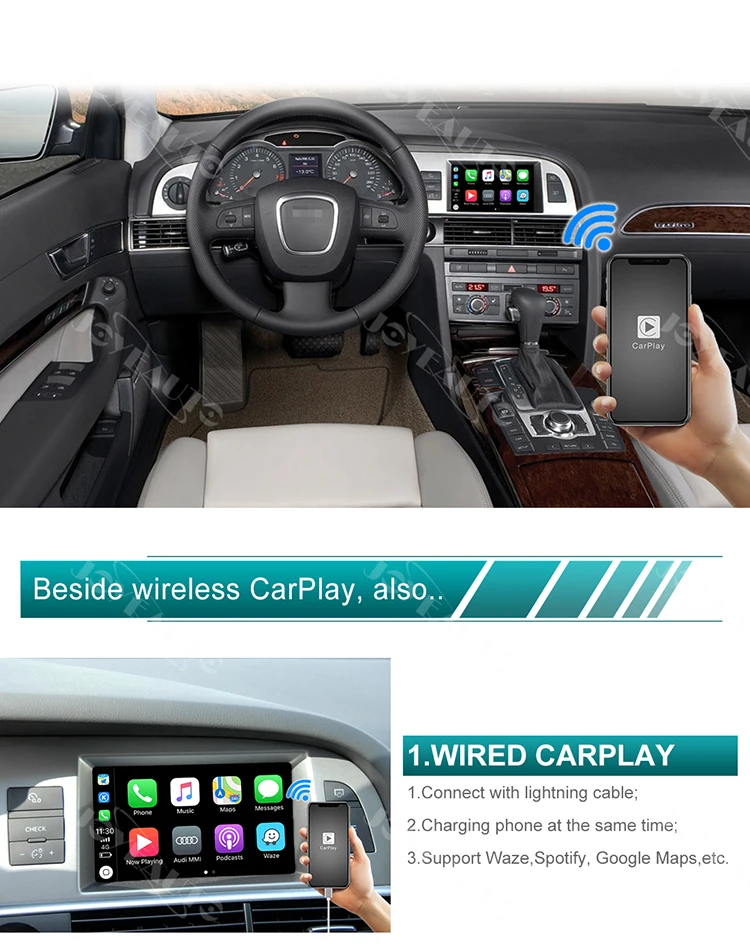 Joyeauto Wireless Apple Carplay Adapter For Audi A1 A3 A4 A5 A6 A7 A8