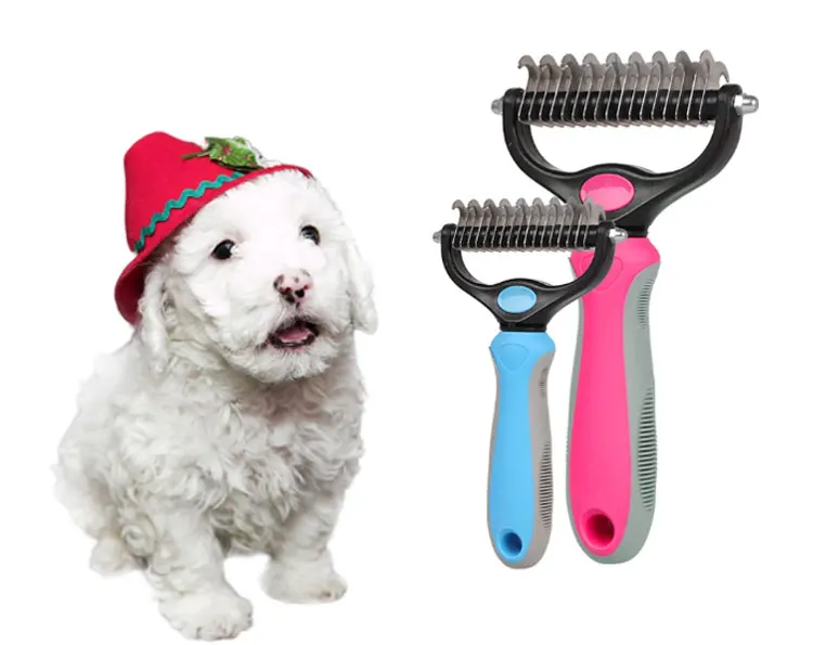 2020 Newest Undercoat Husky Shedding Undercoat Rake Dematting Dog