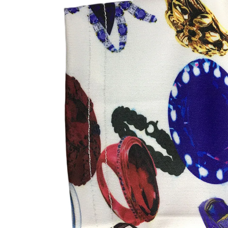 SAK9106 floral print short coat and pencil pants casual 2 piece women outfit set