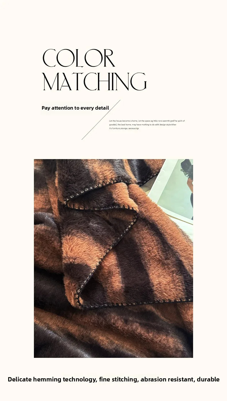 Blanket Cross-Border Tuscany Solid Winter Knitted Eco-friendly Modern Simple Polyester Flannel Customizable Lightweight Machine supplier