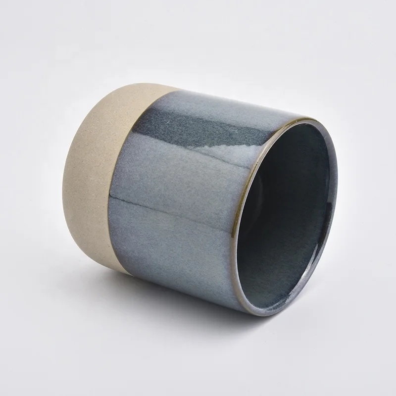 400ml Popular Round Bottom Shaped Ceramic Candle Jar