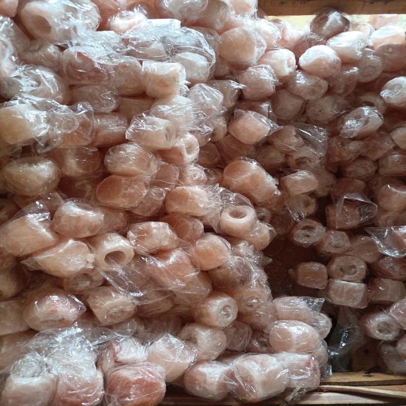 Hot Sale Himalayan Natural Crystal Candle Holder High Quality Candle Holders Rock Salt Natural Himalaya Salts Candle Lamps details