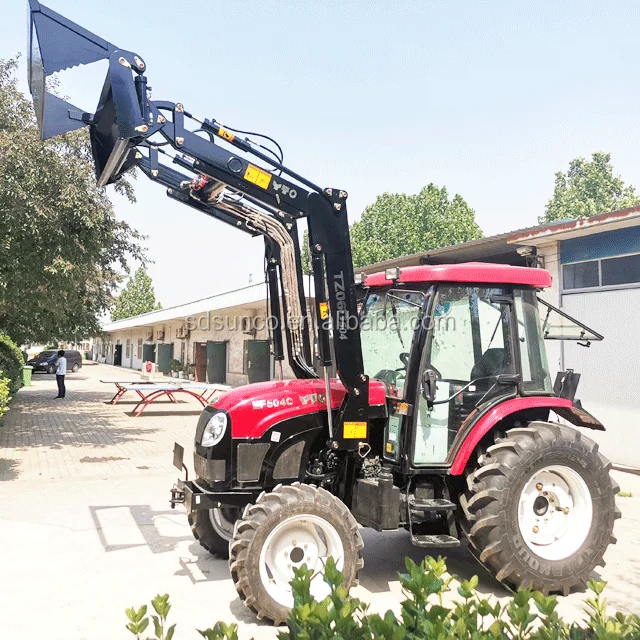 Ce Approved ! 90 Hp Tractor With 4 In 1 Bucket Front End Loader,90 Hp