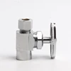 Brass angled return radiator angle valve with filter