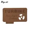 PU Leather Label For Clothes/private label tag/personalized leather patch