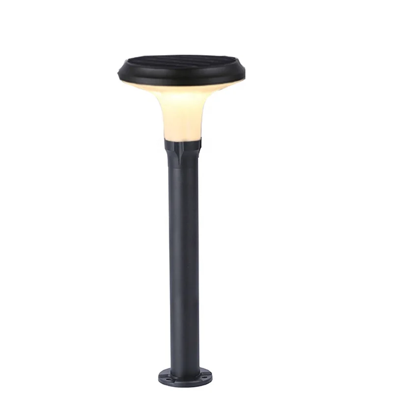 Quality new design 3000K 6000K each 0.75W bollard solar garden light