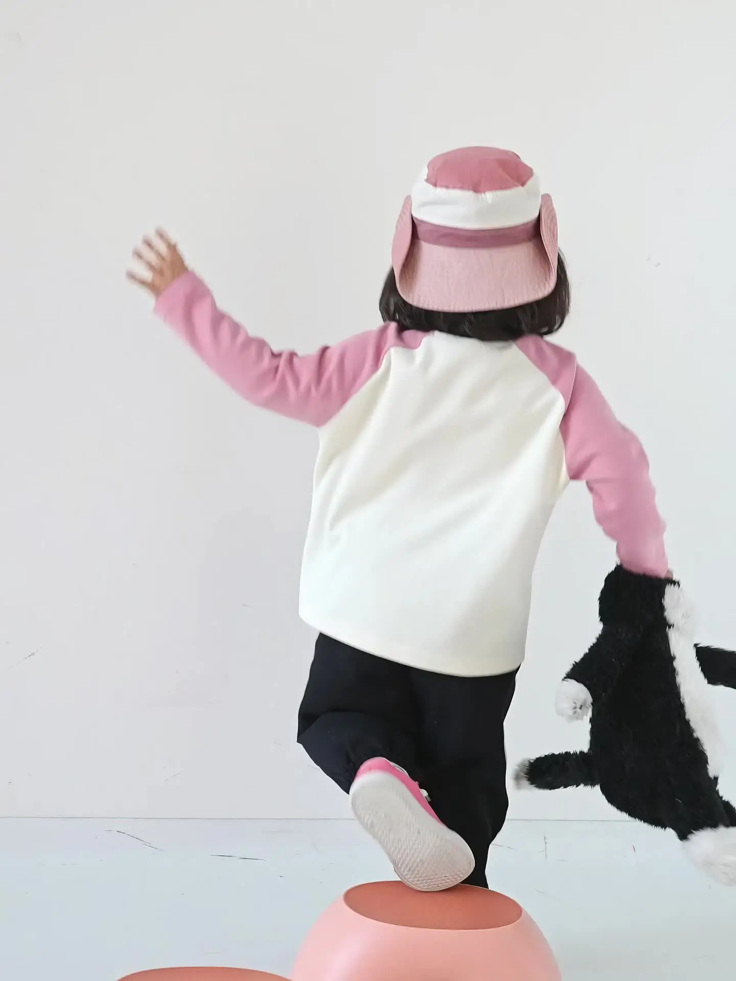 YOEHYAUL GN5119 Cute Cat Casual Girl Kids Shirt Custom Pieces