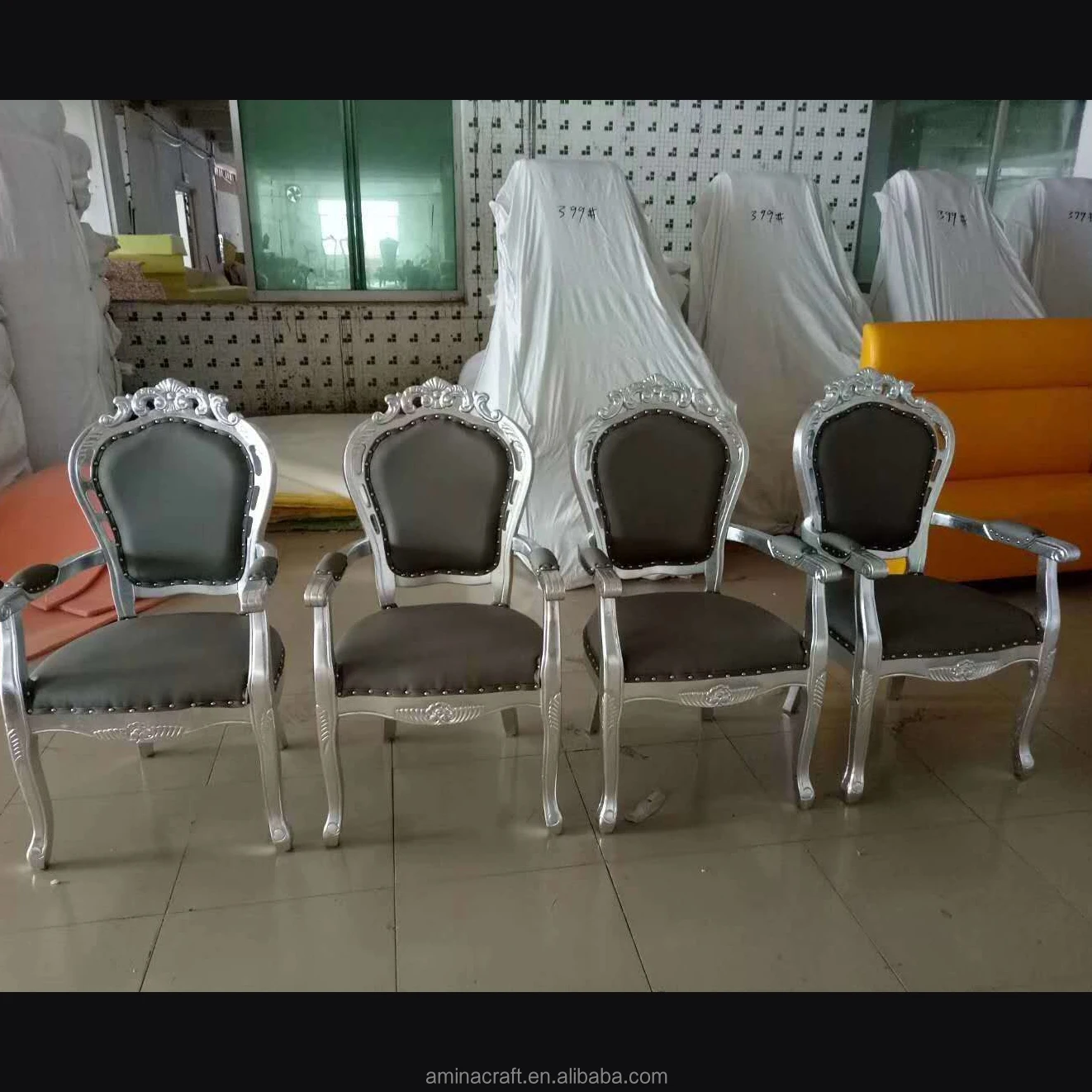 Luxury Royal White Leather King And Queen Wedding Loveseat Throne Chair