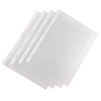 11 Hole A4 Size Plastic Pp Transparent File Folder Hole Punch Sheet ...