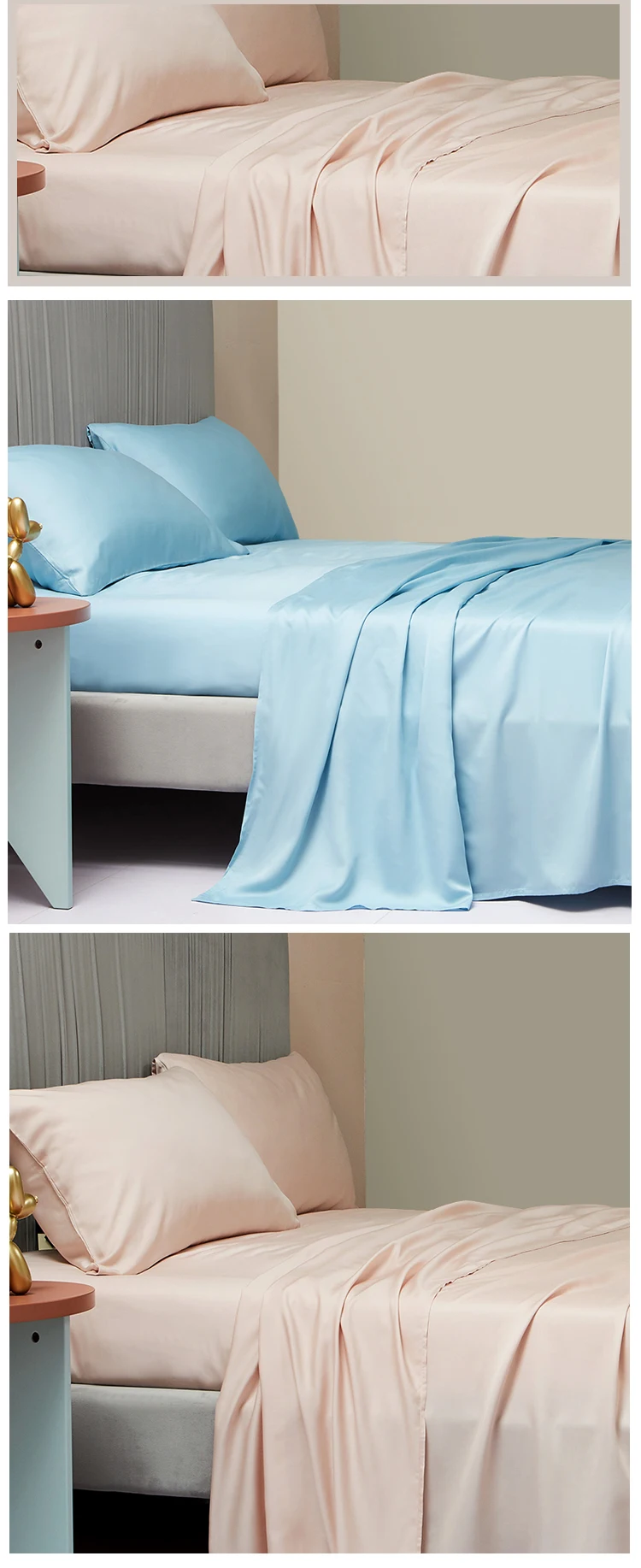 Enerup Custom Manufacturers Stock Home Textile Polyester Cotton Material Queen Size Fit BedSheet Set sabanas para cama