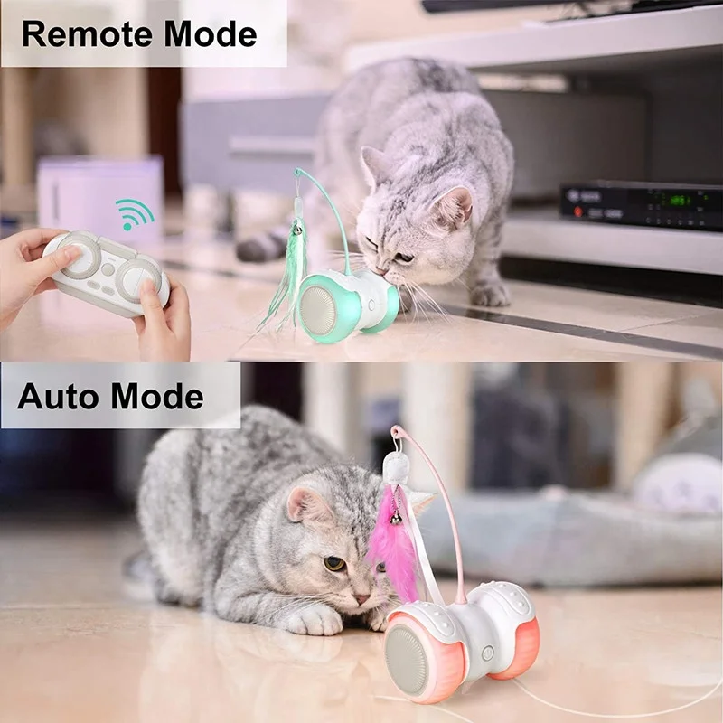 Sample Available Automatic Electronic Robot Tumbler Cat Stick Toys