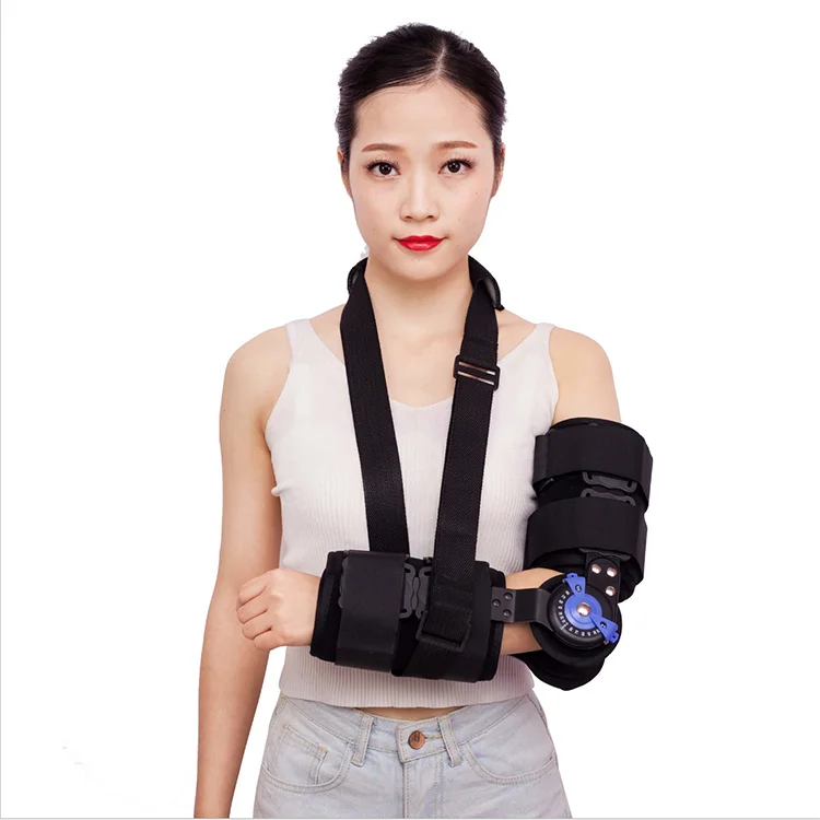 Medical Hinged Rom Elbow Brace With Sling,Stabilizer Splint Arm Injury
