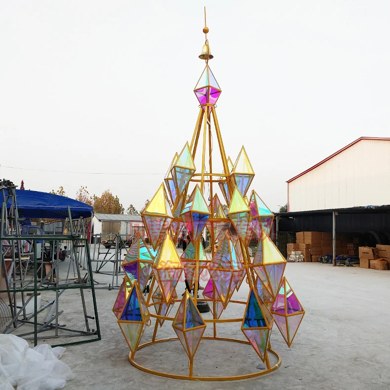 2019 Hot Products Artificial 12m Christmas Tree With Led Curtain Light