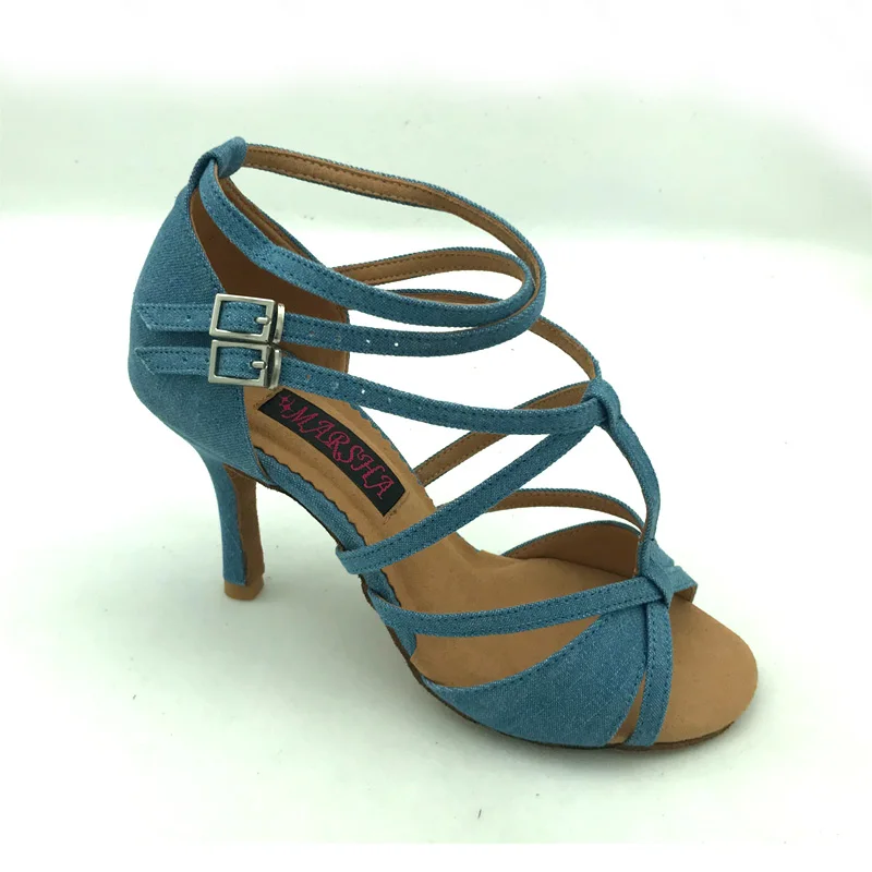 
Jeans Latin dance shoes salsa shoes tango shoes comfortable and fashional 6232J 