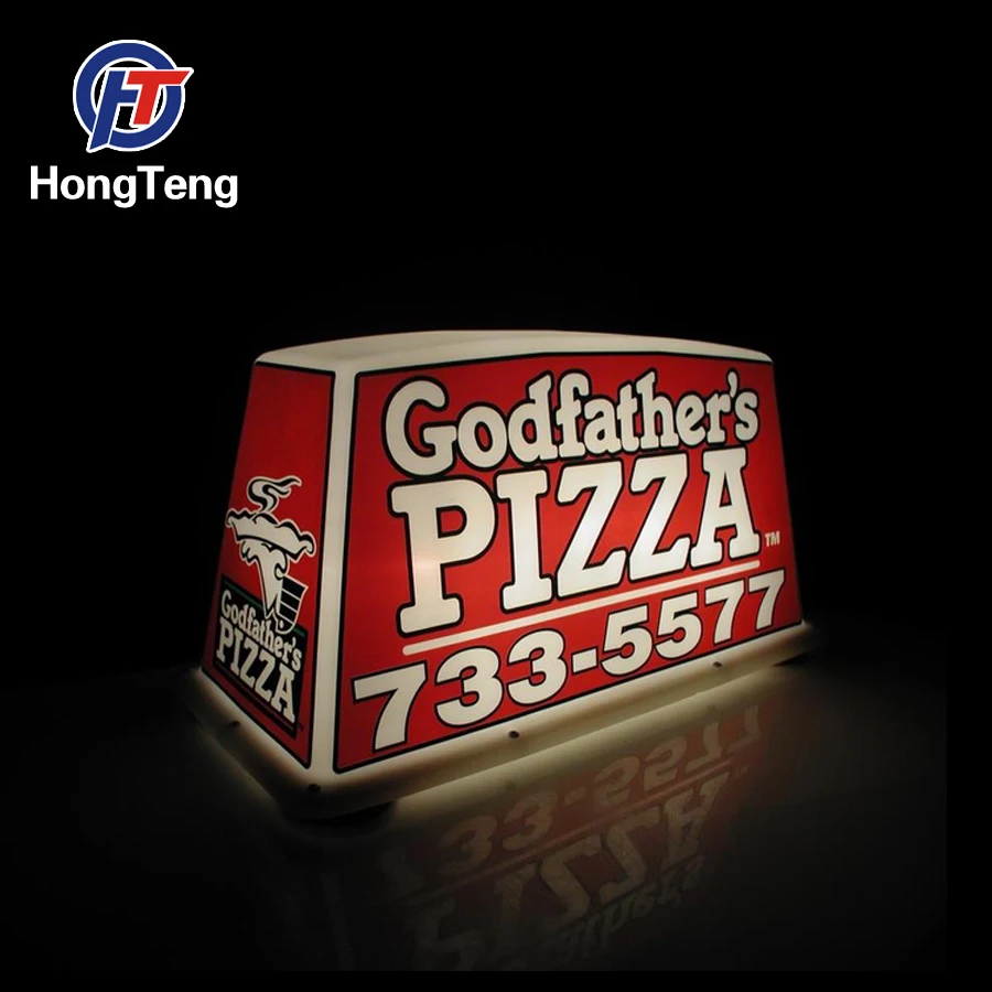 Pizze advertising car head led light box