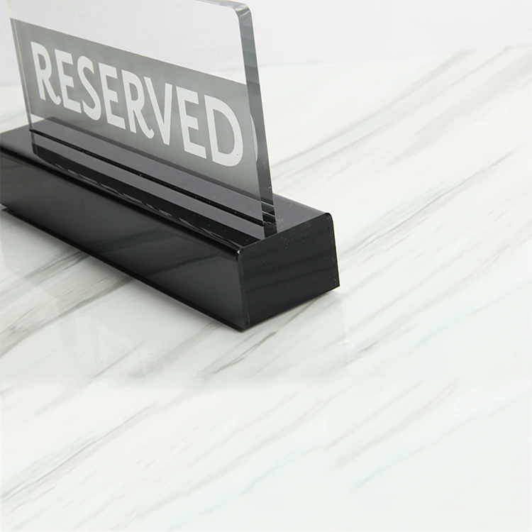 Neon Light Customization Holder Acrylic Custom Factory Made Laser Engraving Lighted Hotel Reserved Restaurant ubers led sign